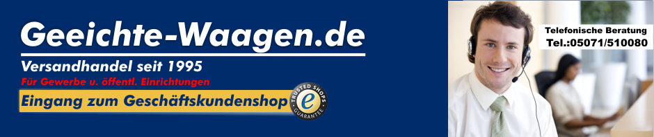 Geeichte-Waagen Onlineshop