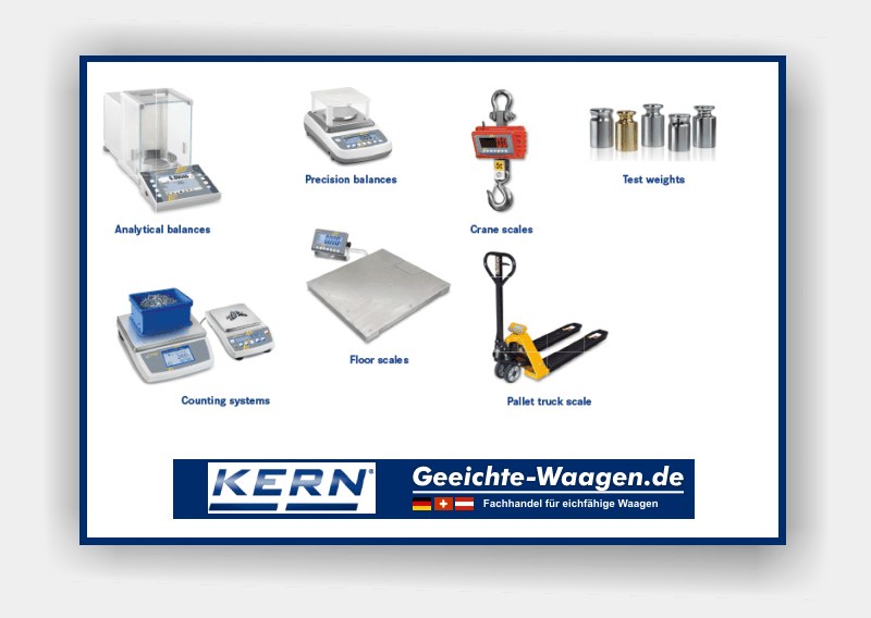 Geeichte KERN Waagen