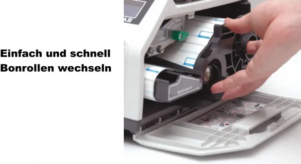 Einfacher Wechsel der Bonrolle