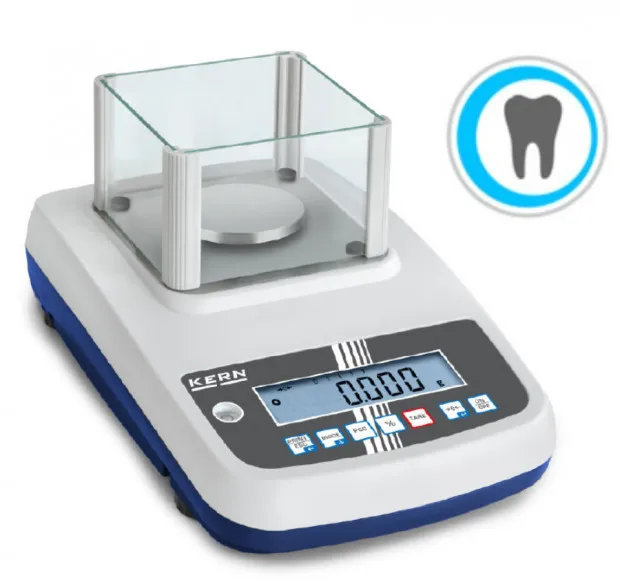Professionelle Dentalwaage - für zahntechnische Labore 600g / 0,01g Eichklasse II Professionelle Dentalwaage - für zahntechnische Labore 600g / 0,01g Eichklasse II
