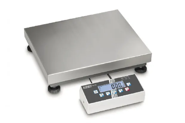 Industrie Plattformwaage mit Edelstahl-Wägeplatte bis 300kg Industrie Plattformwaage mit Edelstahl-Wägeplatte bis 300kg