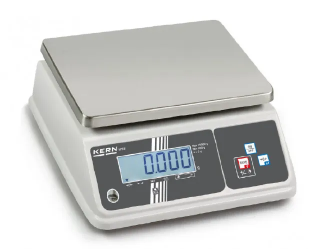 Kern Tischwaage WTB 6K-3NM mit Feuchtigkeitsschutz (IP65)