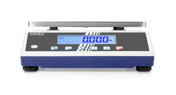 Ansicht zeigt Display beleuchtet der KERN Waage FCB 30K-3DM