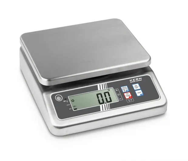 Edelstahlwaage- Tischwaage 1,5kg / 0.5g Eichwert (e)=0.5g