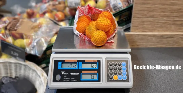 Fertig geeichte Marktwaage Modell DIGI DS700