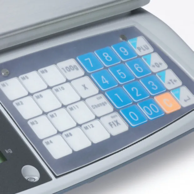 Hochwertiges Tastaturfeld der Ladenwaage Tastaturfeld METTLER TOLEDO bRite Advanced Compact Waage