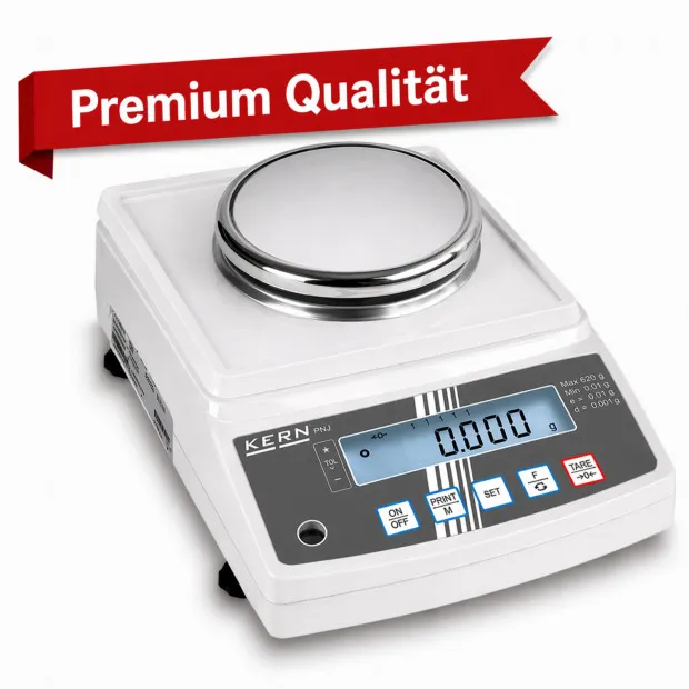 Premium Goldwaage- Karatwaage 620g / 0.001g - interne Justierautomatik