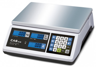 Ladenwaage mit Eichung max. 30kg - Lebensmittel verkaufen