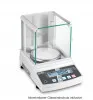 Abbildung zeigt KERN PNJ 600-3M Waage mit abnehmbarem Glaswindschutz