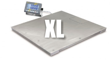 XL Bodenwaage 1500kg KERN BAN 1T-4M - Edelstahl IP68, eichfähig