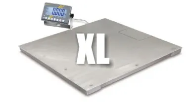 XL Bodenwaage 1500kg KERN BAN 1T-4M - Edelstahl IP68, eichfähig