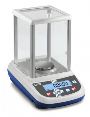 Eichfähige Laborwaage 160g/0,1mg mit interner Justierautomatik