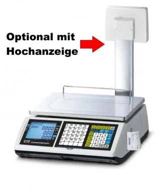 Bondruckende Ladenwaage mit Hochanzeige