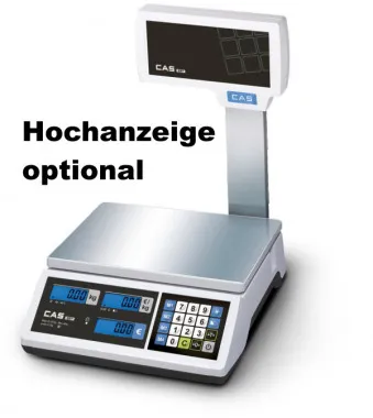 Marktwaage mit hohem Display