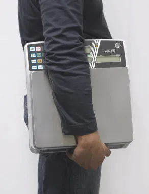 Transportable Ladenwaage