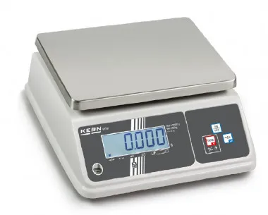 Kern Tischwaage WTB 6K-3NM mit Feuchtigkeitsschutz (IP65)