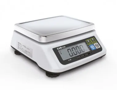 Kompakte Ladenwaage mit 1g Eichwert Kompakte Ladenwaage mit 1g Eichwert