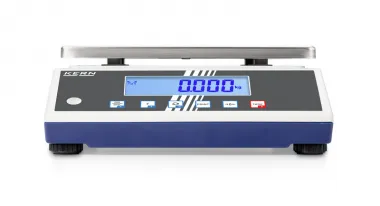 Ansicht zeigt Display beleuchtet der KERN Waage FCB 30K-3DM