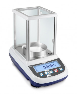 Analysenwaage - optionale Eichung 160g/0,1mg - interne Justierautomatik