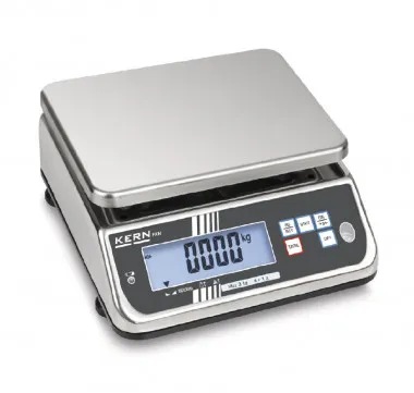 Lebensmittelwaage - geeicht bestellbar - 6kg/2g Wasserfest