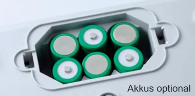 Optionaler Akku Betrieb der METTLER TOLEDO bRite Advanced Compact Waage