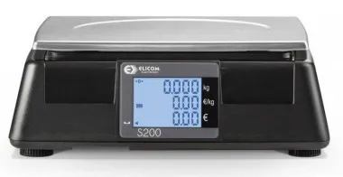 Rückseite Elicom Ladenwaage