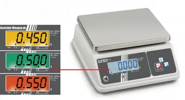 Kern Tischwaage WTB 6K-3NM mit Feuchtigkeitsschutz (IP65)