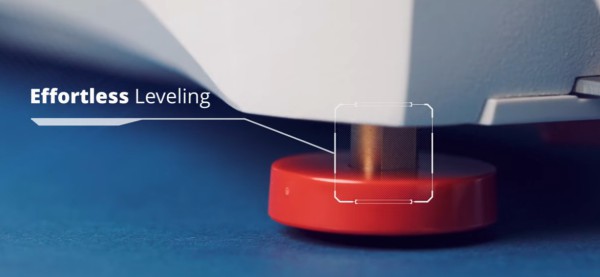 Motorisierte Nivellierung bei OHAUS Explorer Waagen